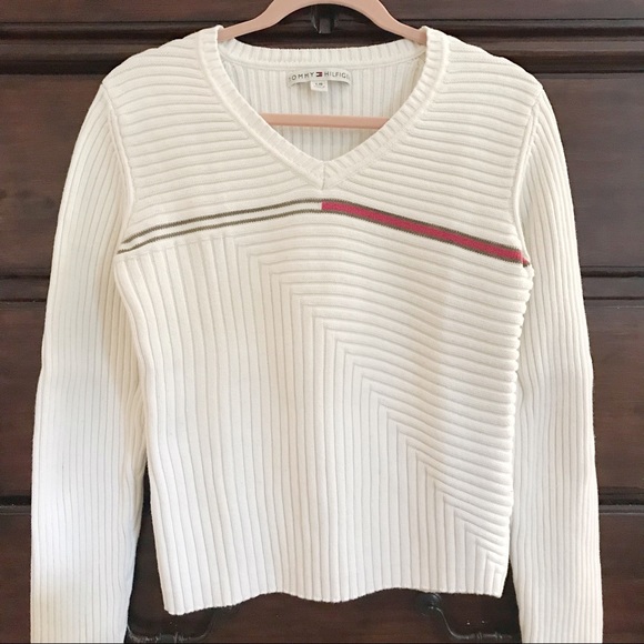 Tommy Hilfiger Sweaters - VTG l Tommy Hilfiger | Logo Sweater | Sz L